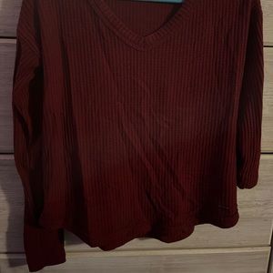 XS ribbed Hollister long sleeve